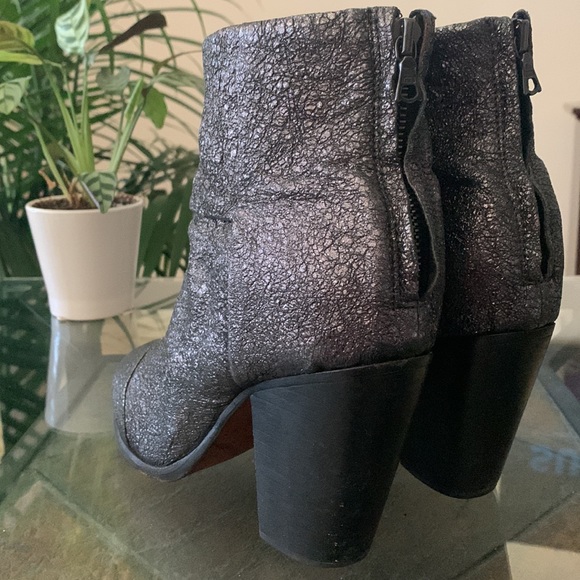 rag & bone Metallic Gunmetal Newbury Boot - Picture 5 of 12